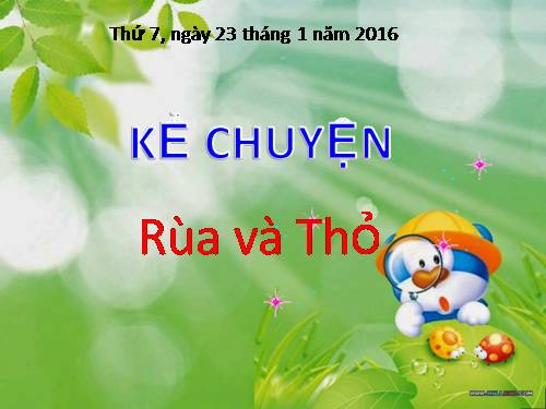 Tuần 1. Rùa và Thỏ