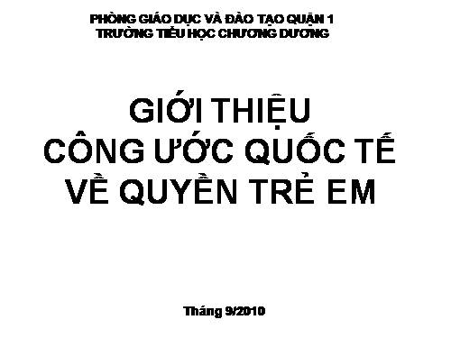 Quyền trẻ em