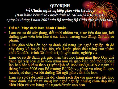 Chuẩn giáo viên