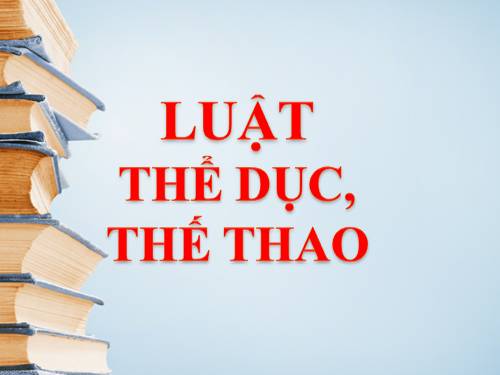 Luật "Thể dục thế thao"