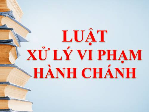 Luật "Xử lý vi phạm hành chính"