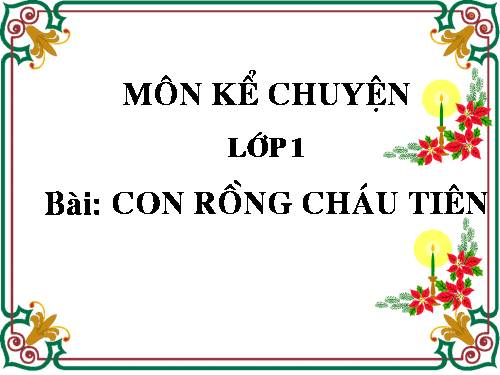 Tuần 9. Con Rồng cháu Tiên