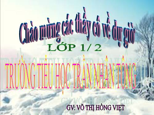 Tuần 8. Dê con nghe lời mẹ