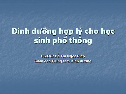 Tài liệu tập huấn dinh dưỡng 11