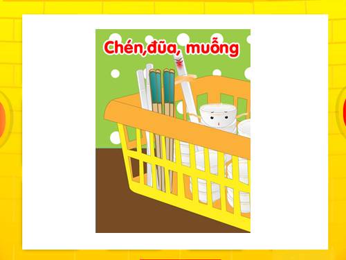 Chén, đũa, muỗng