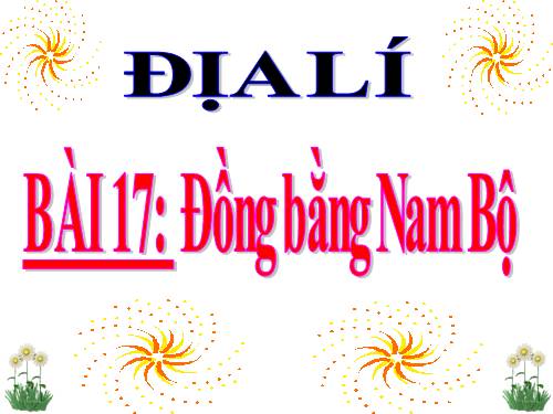 Bài 17. Đồng bằng Nam Bộ