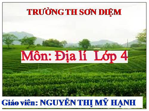 Bài 4. Trung du Bắc Bộ