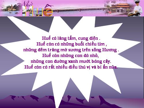 Bài 27. Thành phố Huế