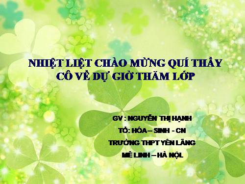 Bài 14. Vật liệu polime