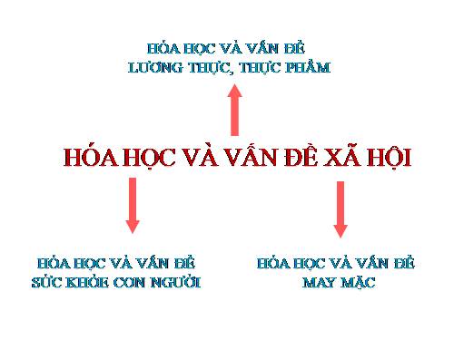 Bài 44. Hóa học và vấn đề xã hội