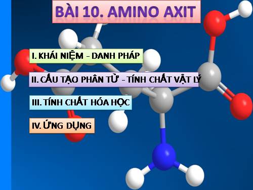 Bài 10. Amino axit