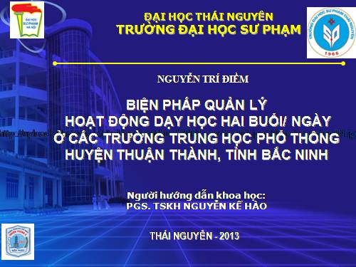 Luận văn thạc sĩ