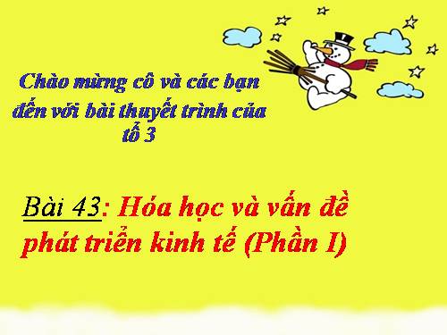 Bài 43. Hóa học và vấn đề phát triển kinh tế