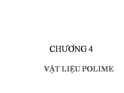 Bài 14. Vật liệu polime