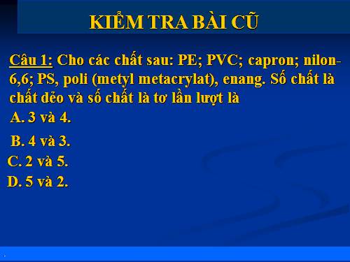 Bài 14. Vật liệu polime