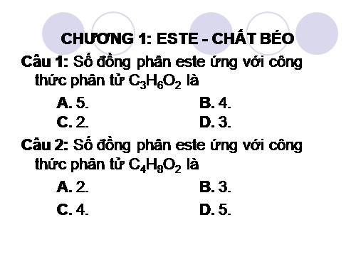 Ôn thi TN- este,lipit