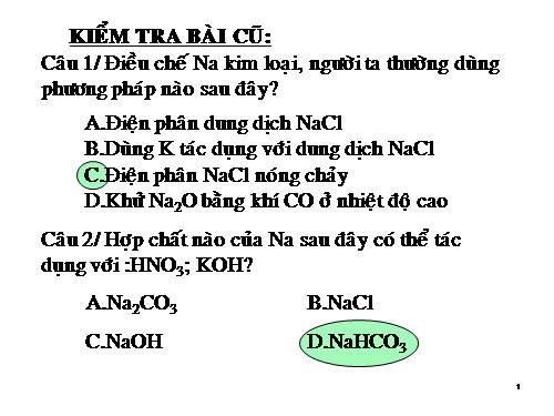 Bài 26. Kim loại kiềm thổ và hợp chất quan trọng của kim loại kiềm thổ