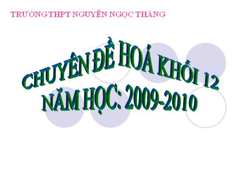 chuyen de hoa 12