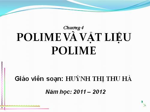 Bài 13. Đại cương về polime