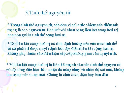 TL cao học: TINH THỂ NGUYÊN TỬ