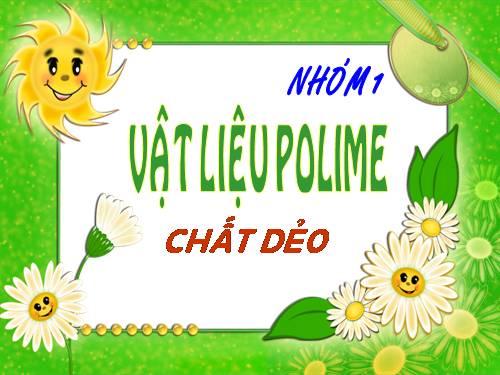 Bài 14. Vật liệu polime