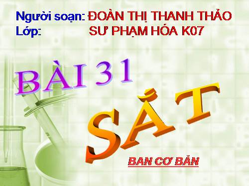 Bài 31. Sắt