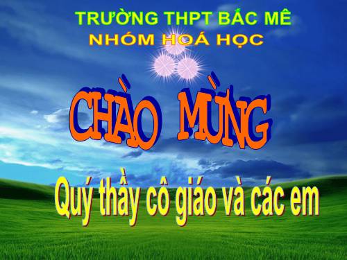 Chương trình ngoại khóa Hóa học vui