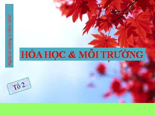 Bài 45. Hóa học về vấn đề môi trường