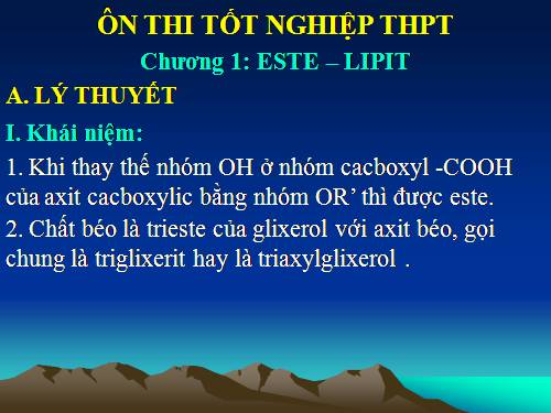 Ôn thi tốt nghiệp THPH