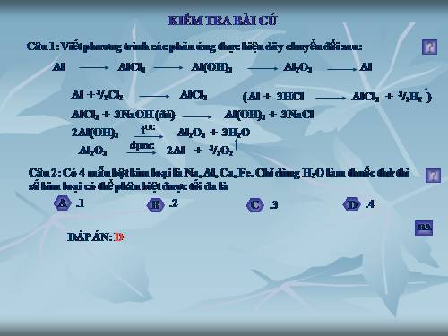 Bài 27. Nhôm và hợp chất của nhôm