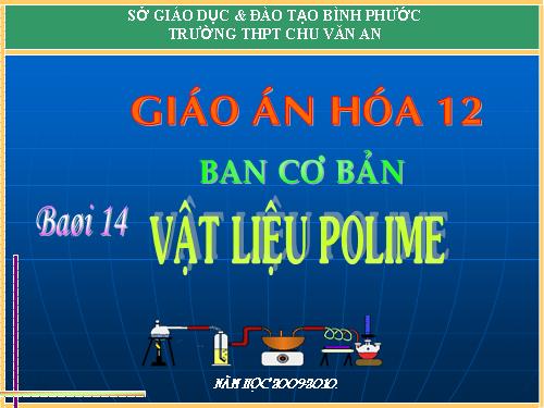 Bài 14. Vật liệu polime