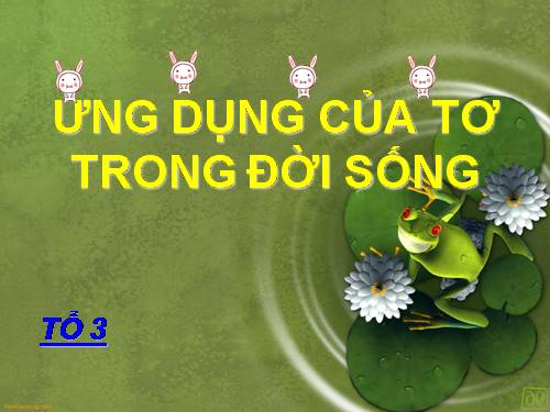 Ứng dụng tơ