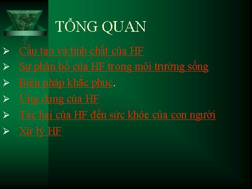 HF và tác hại