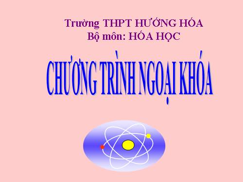 Ngoại khoá Hoá Học