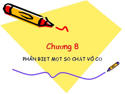 Bài 40. Nhận biết một số ion trong dung dịch