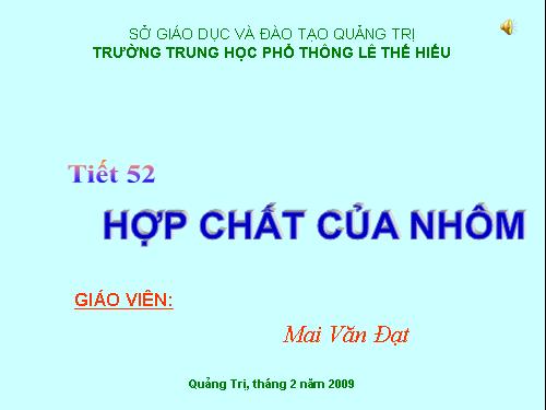 Bài 27. Nhôm và hợp chất của nhôm