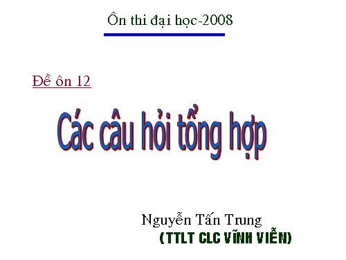 đề ôn số 12