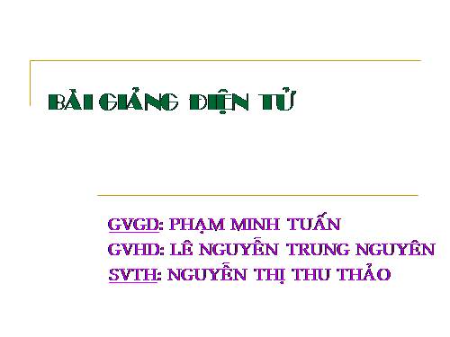 Điện phân