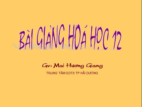 Bài 5. Glucozơ