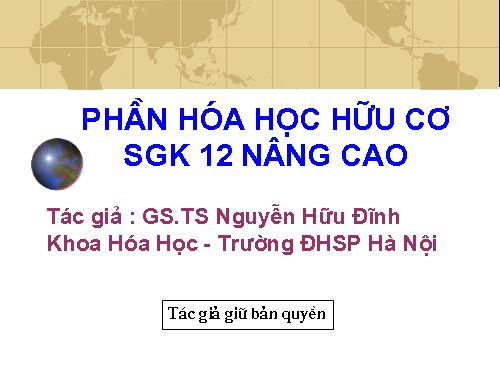 BC thay sách 12 của thầy Nguyễn Hữu Đỉnh