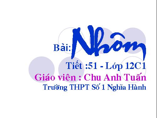 Bài 27. Nhôm và hợp chất của nhôm