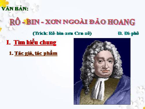 Bài 29. Rô-bin-xơn ngoài đảo hoang