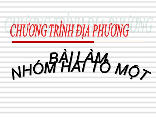 Bài 28. Chương trình địa phương (phần tập làm văn) (tiếp theo)