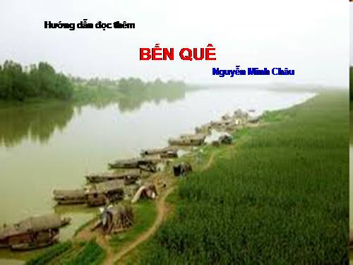 Bài 27. Bến quê