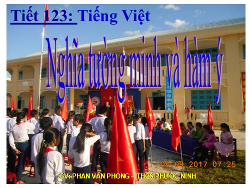 Bài 24. Nghĩa tường minh và hàm ý