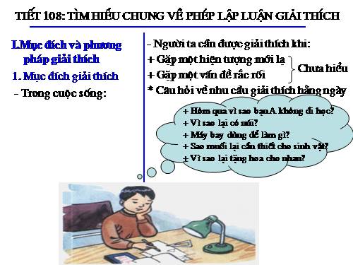 Bài 25. Tìm hiểu chung về phép lập luận giải thích