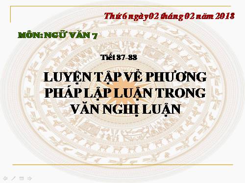 Bài 20. Luyện tập về phương pháp lập luận trong văn nghị luận