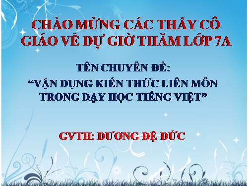 Bài 6. Từ Hán Việt (tiếp theo)