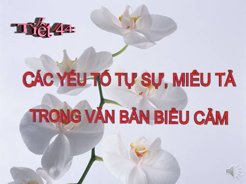 Bài 11. Các yếu tố tự sự, miêu tả trong văn bản biểu cảm