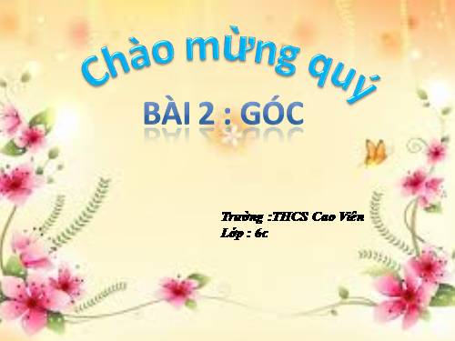 Chương II. §2. Góc